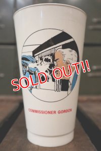 ct-140506-20 Commissioner Gordon / 7 ELEVEN 1970's Plastic Cup