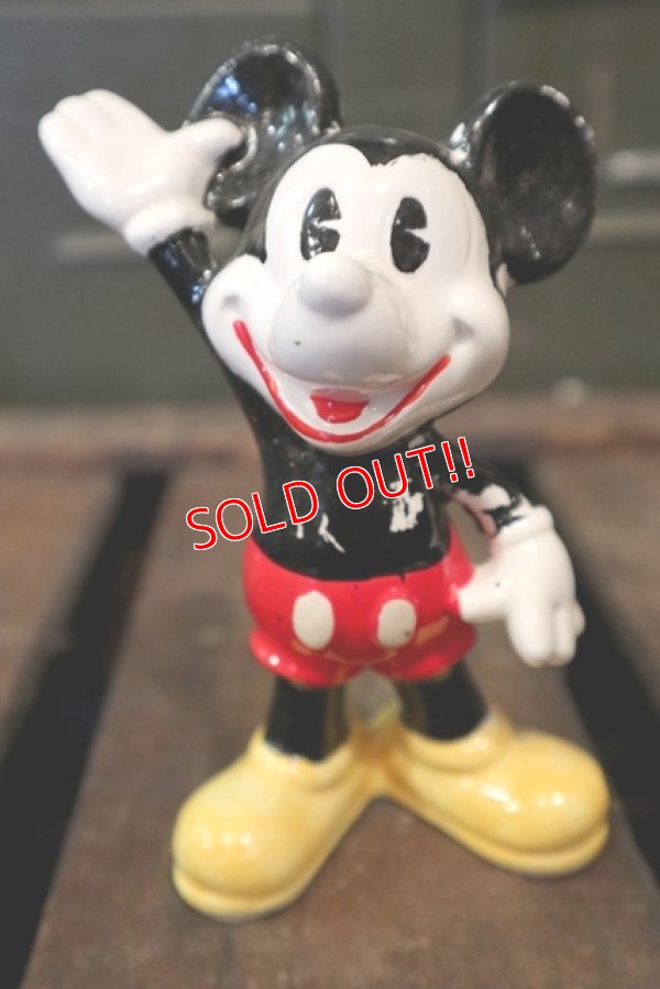 画像1: ct-150623-08 Mickey Mouse / 1970's-1980's Ceramic Figure