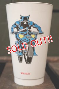 ct-140506-20 Wild Cat / 7 ELEVEN 1970's Plastic Cup
