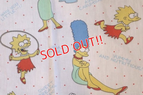画像4: ct-180514-28 the Simpsons / 1990's Flat Sheet (Twin)