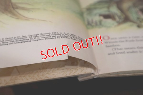 画像4: ct-180514-39 Winnie the Pooh / The Honey Tree 1960's Little Golden Book