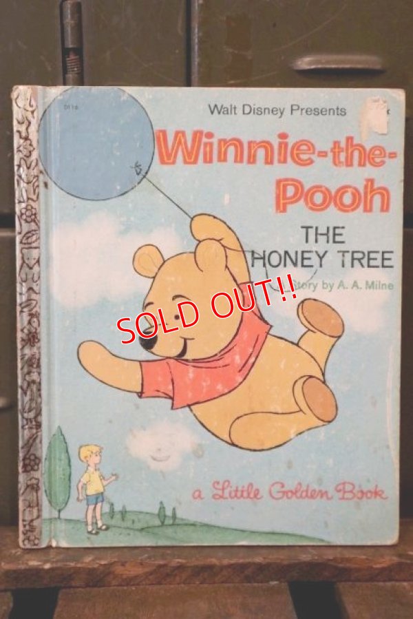 画像1: ct-180514-39 Winnie the Pooh / The Honey Tree 1960's Little Golden Book