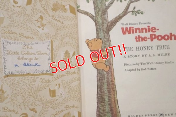 画像3: ct-180514-39 Winnie the Pooh / The Honey Tree 1960's Little Golden Book
