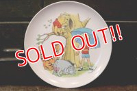 ct-180514-01 Winnie the Pooh / 1970's Plastic Plate
