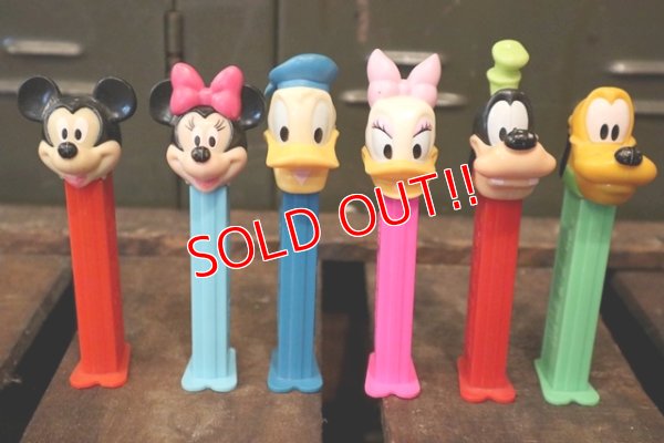 画像1: pz-130917-04 Disney Characters / 1990's PEZ Dispenser set of 6