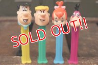 pz-161001-01 The Flintstones / 1990's PEZ Dispenser Set of 4
