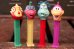 画像1: pz-130917-04 PEZ-A-SAURS / 1990's PEZ Dispenser set of 4 (1)