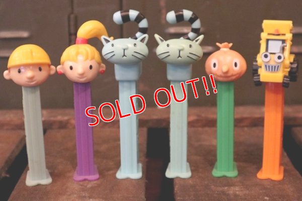 画像1: pz-130917-04 Bob the Builder / 2000's PEZ Dispenser Set of 6