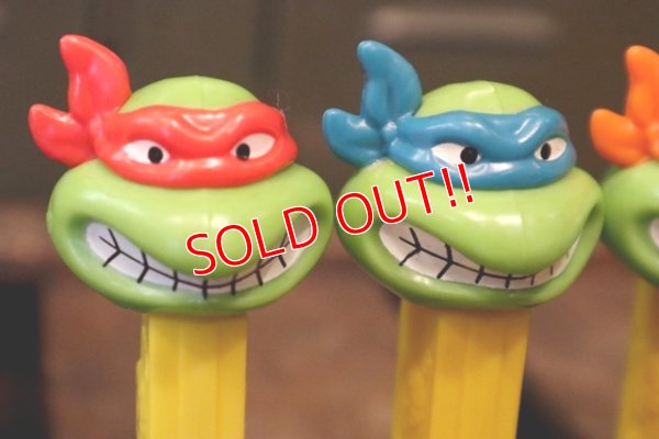 画像2: pz-130917-04 Teenage Mutant Ninja Turtles / 1990's PEZ Dispenser Set of 4 (Angry)