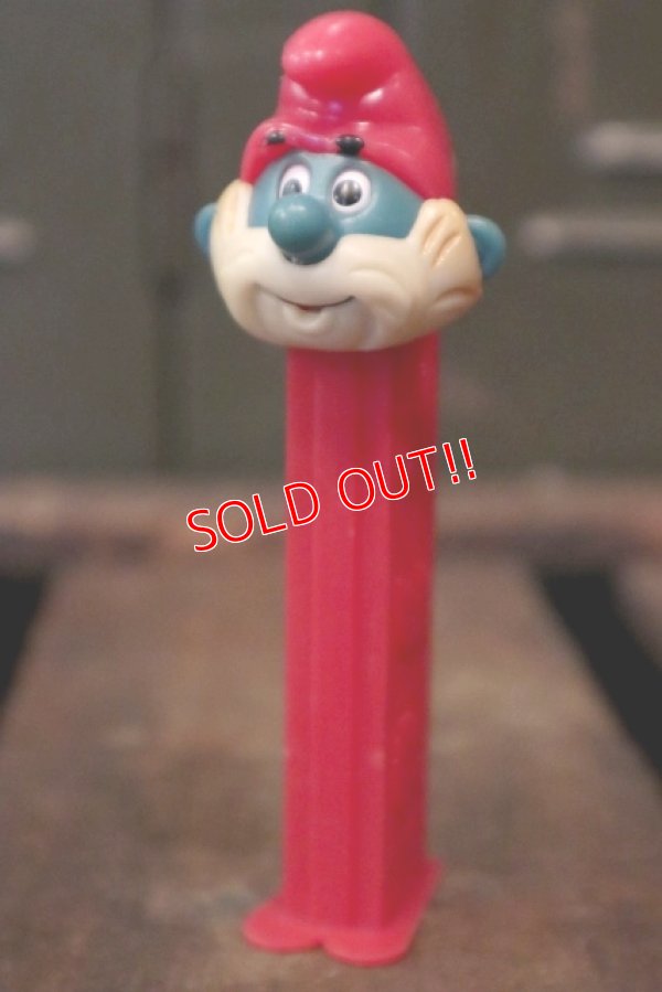 画像1: pz-160901-151 Papa Smurf / PAT3.9 Thin Feet PEZ Dispenser