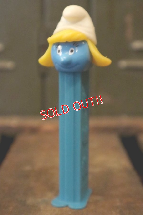 画像1: pz-160901-151 Smurfette / PAT3.9 Thin Feet PEZ Dispenser