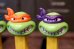 画像3: pz-130917-04 Teenage Mutant Ninja Turtles / 1990's PEZ Dispenser Set of 4 (Angry) (3)