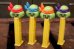 画像5: pz-130917-04 Teenage Mutant Ninja Turtles / 1990's PEZ Dispenser Set of 4 (Happy) (5)