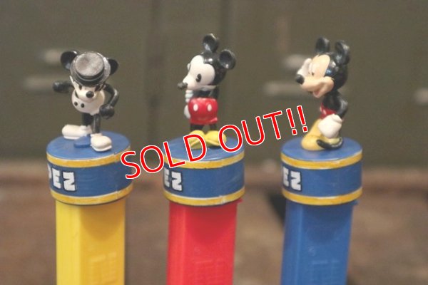 画像5: pz-130917-04 Mickey Mouse / PEZ Candy Inc.80th Anniversary Dispenser set of 3
