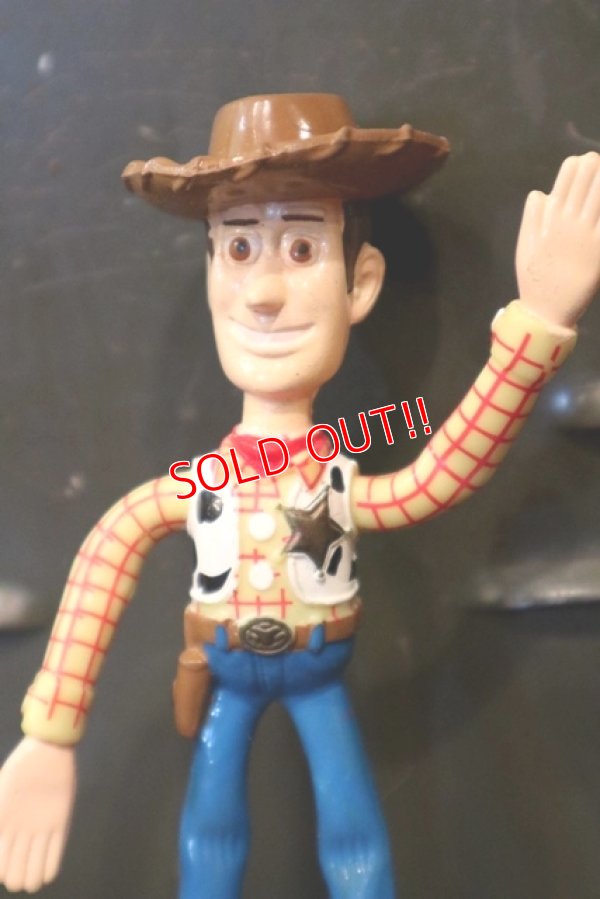 画像2: ct-150217-22 TOY STORY / Woody 1990's Think Way Bendable Figure