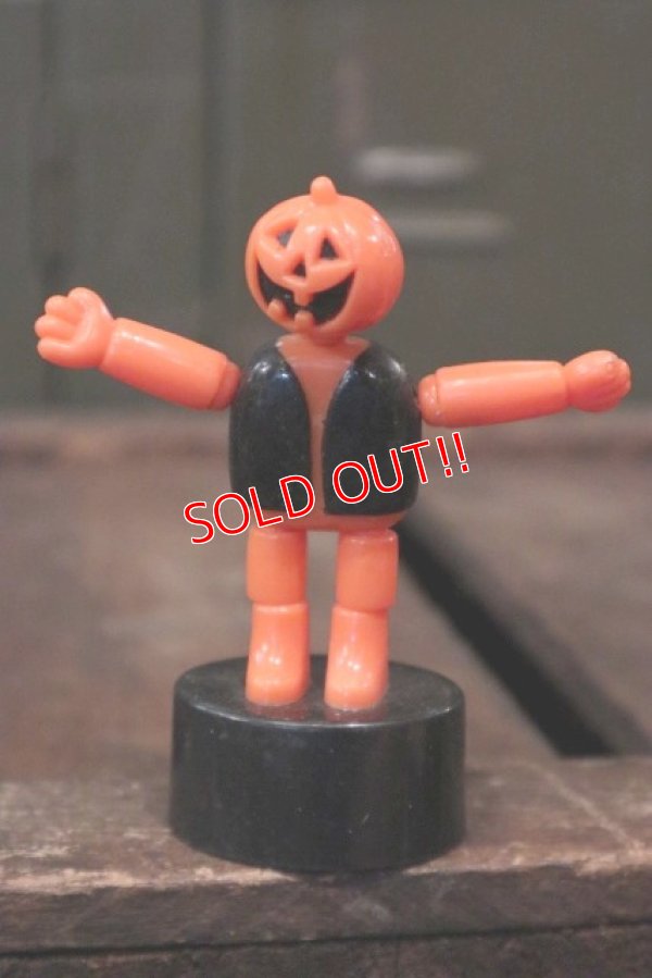 画像1: ct-180514-57 Jack-o'- Lantern / Vintage Push Puppet