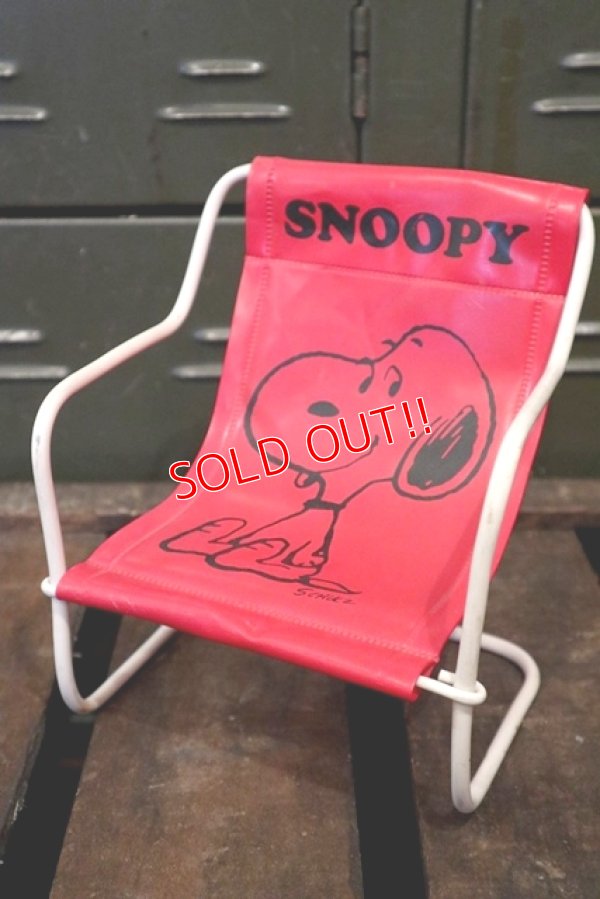 画像1: ct-180514-80 Snoopy / 1970's mini Chair