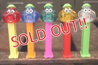 pz-130917-04 Crystal Bubbleman / PEZ Dispenser Set