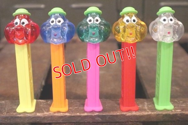 画像1: pz-130917-04 Crystal Bubbleman / PEZ Dispenser Set