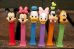 画像1: pz-130917-04 New Disney Friends / PEZ Dispenser Set (1)