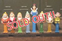 pz-130917-04 Snow White & 7 Dwarfs / PEZ Dispenser Set