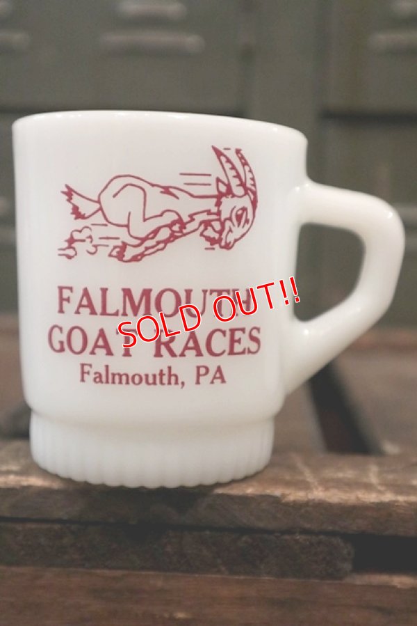 画像1: dp-180508-37 FALMOUTH GOAT RACE / Anchor Hocking 1970's Mug