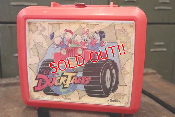 画像1: ct-180601-13 Duck Tales / Aladdin 1980's Plastic Lunchbox