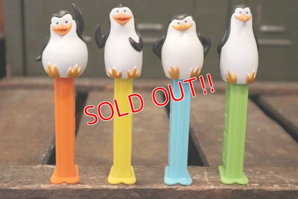 画像1: pz-130917-04 Penguins from Madagascar / PEZ Dispenser Set 