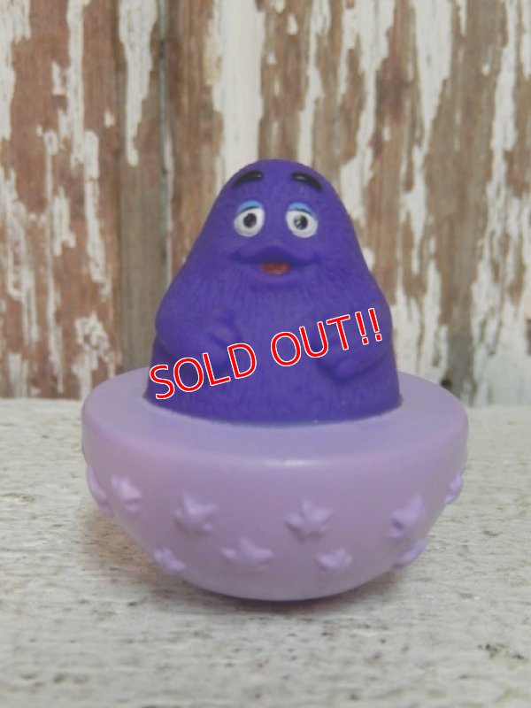 画像1: nt-141001-29 McDonald's / Grimace 1990 Meal Toy (Under 3)