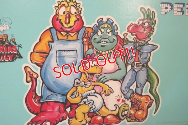 画像2: pz-130917-04 PEZ / Store Display Header Card "PEZ-A-SAURS"