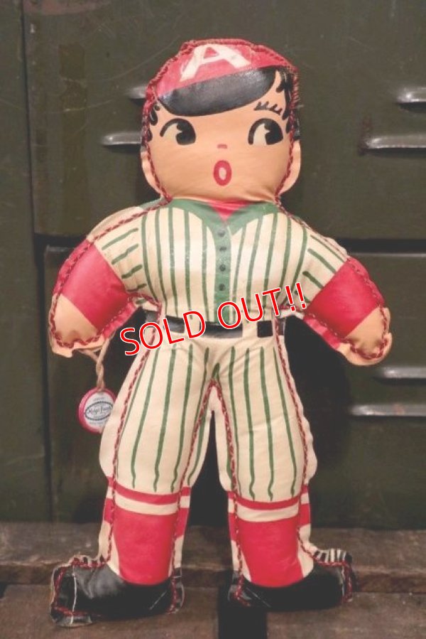 画像1: dp-180514-100 Midget Parade / 1940's-1950's Doll "Baseball Player"