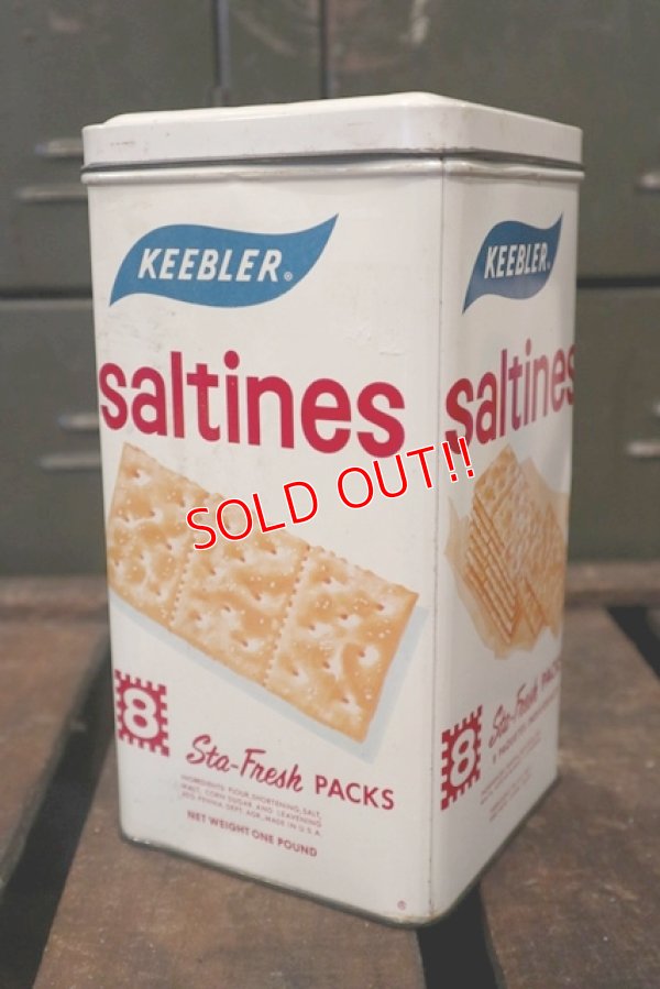 画像1: dp-180701-14 Keebler / 1960's-1970's saltines Cracker Can