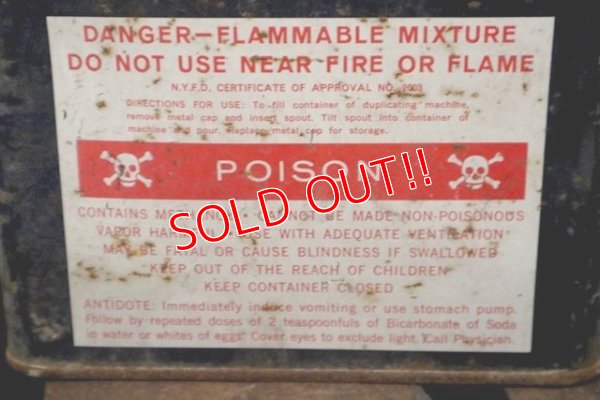 画像3: dp-180601-31 Heyer Quality Spirit Fluid / Vintage One Gallon Can