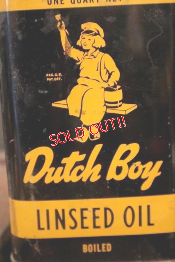 画像2: dp-180601-29 Dutch Boy / Vintage Linseed Oil Can