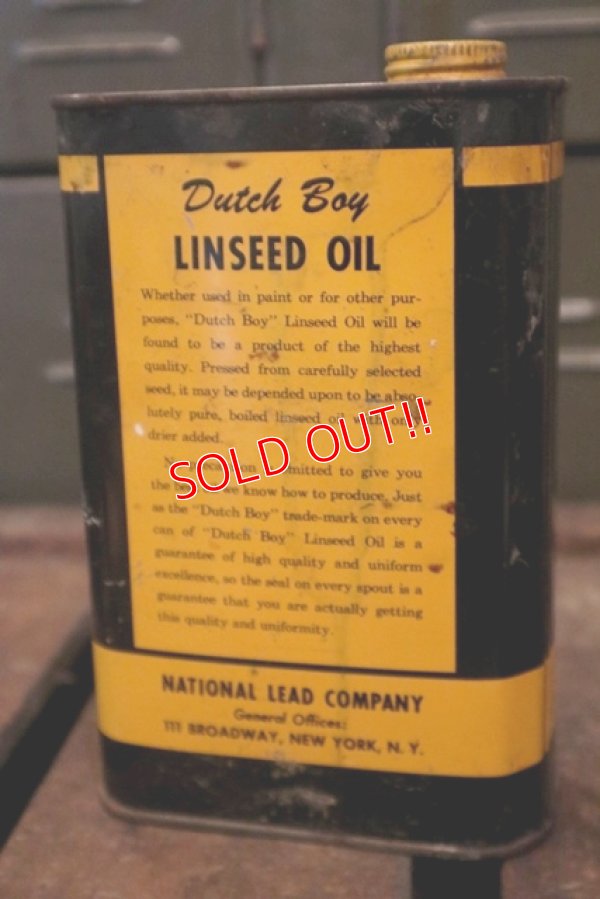 画像5: dp-180601-29 Dutch Boy / Vintage Linseed Oil Can