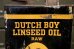 画像2: dp-180701-11 Dutch Boy / Vintage Linseed Oil Raw Can (2)