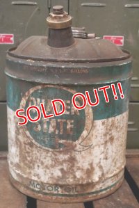 dp-180701-22 Quaker State / 1960's 5 Gallon Oil Can