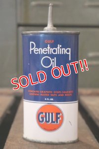 dp-180701-32 Gulf / 1940's-1950's Penetrating Oil Can