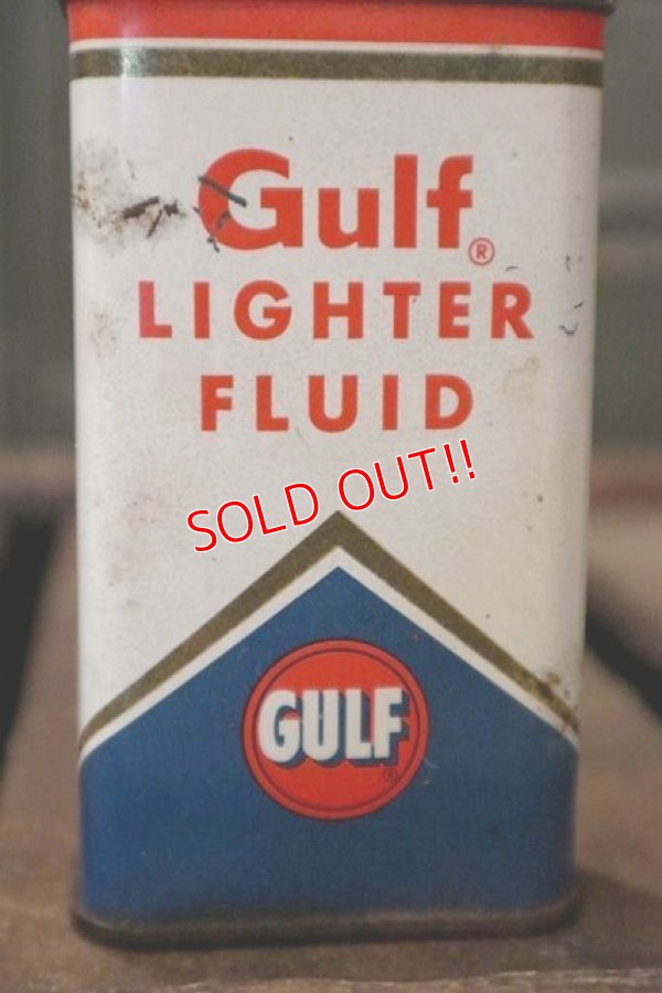 画像2: dp-180701-34 Gulf / 1960's Lighter Fluid Can