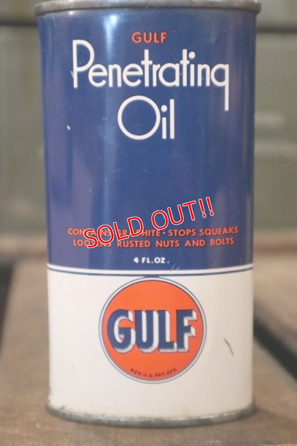 画像2: dp-180701-32 Gulf / 1940's-1950's Penetrating Oil Can