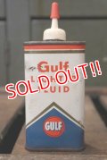 dp-180701-34 Gulf / 1960's Lighter Fluid Can