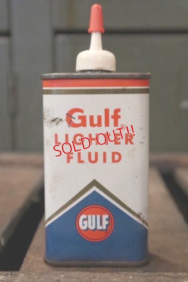 画像1: dp-180701-34 Gulf / 1960's Lighter Fluid Can