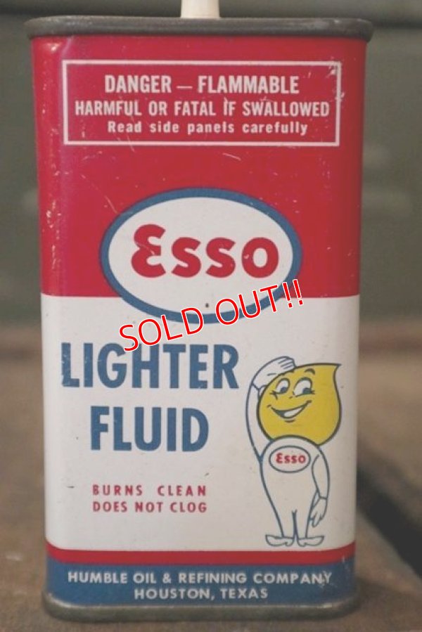 画像2: dp-180701-31 Esso / 1950's-1960's Lighter Fluid Can