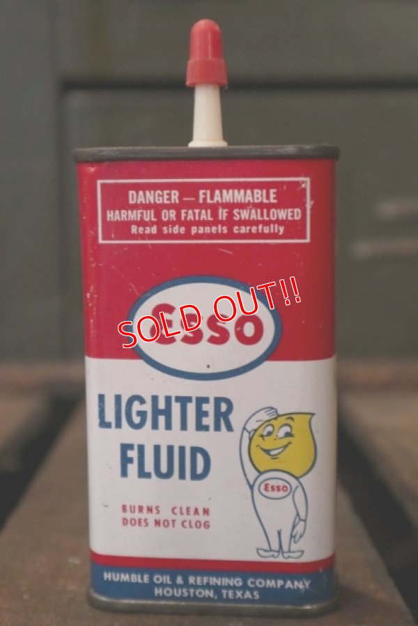 画像1: dp-180701-31 Esso / 1950's-1960's Lighter Fluid Can