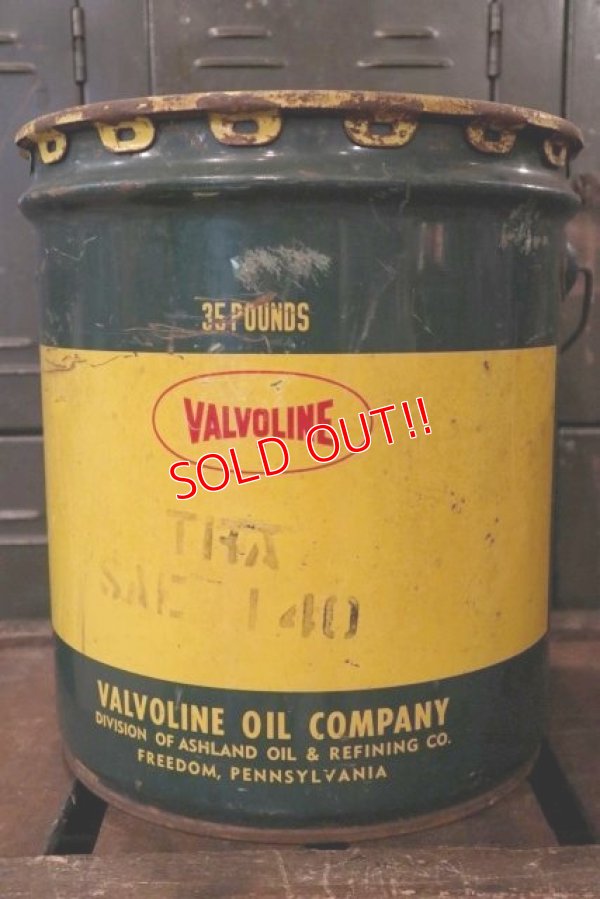 画像3: dp-180701-51 VALVOLINE / 1950's 35 Pounds Oil Can