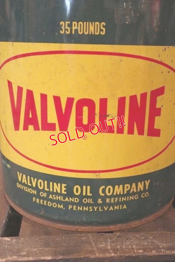 画像2: dp-180701-51 VALVOLINE / 1950's 35 Pounds Oil Can