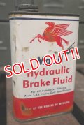 dp-180701-10 Mobil / 1950's-1960's Hydraulic Brake Fluid Can