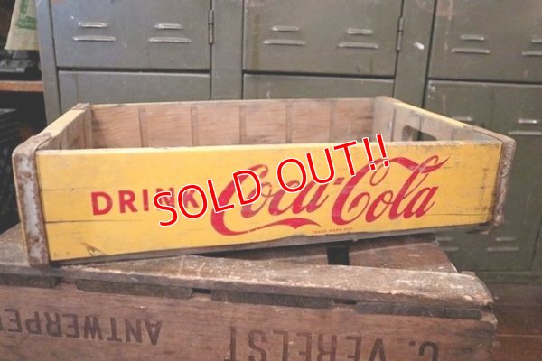 画像1: 【SALE】dp-180701-108 Coca Cola / Vintage Wood Box (C)