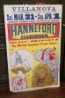 画像1: dp-180801-04 HANNEFORD CIRCUS 1950's-1960's Poster (1)