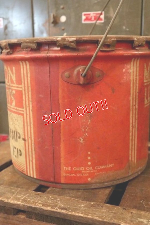 画像7: dp-180701-54 MARATHON LUBRICANTS / 1930's 25 Pounds Can